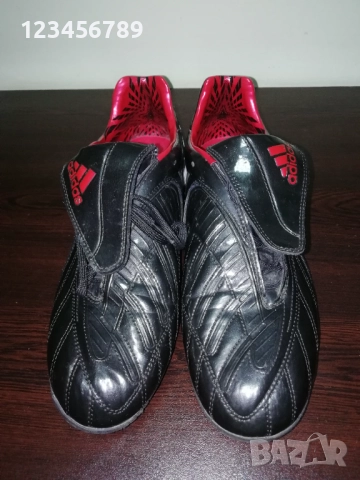 Champions League Adidas Predator PowerSwerve оригинални стоножки маратонки 45 1/3 Шампионска Лига , снимка 7 - Маратонки - 52190607