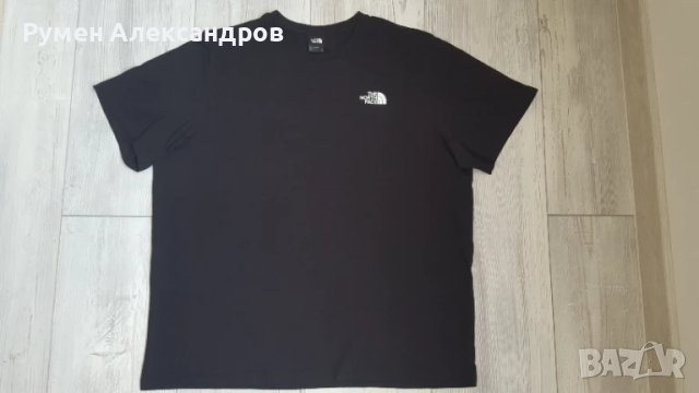 Черна мъжка тениска North Face размер XXL, снимка 2 - Тениски - 50569856
