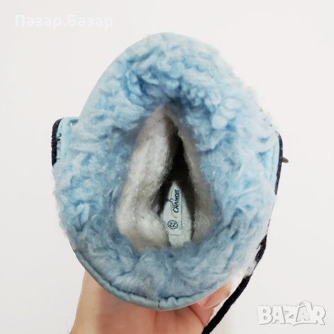 Chamois Детски Бебешки Зимни Ботуши за Сняг Дъжд с Връзки 21-22 13.5см, снимка 5 - Детски боти и ботуши - 42665040