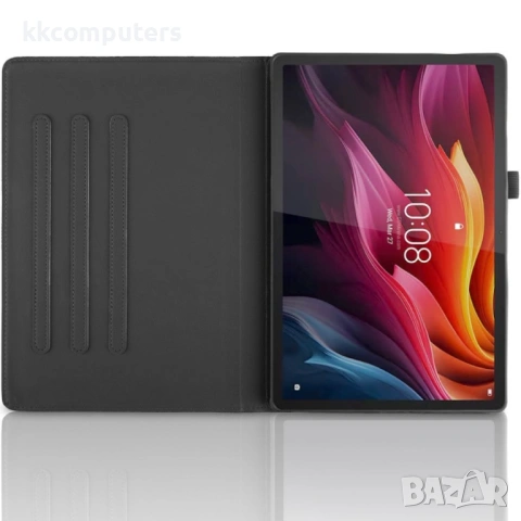 Кожен калъф Life Tree за Lenovo Tab P12 Pro 12.7 2025- "Щампа дърво", Ротираща стойка, Вкл. Протекто, снимка 6 - Калъфи, кейсове - 53030523