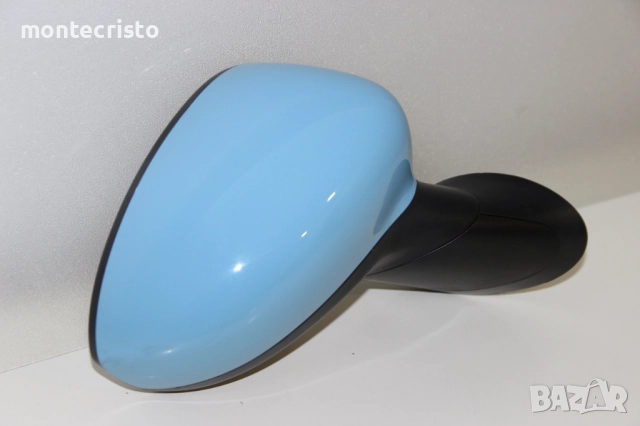 Дясно електрическо огледало Fiat 500 (2007-2017г.) 7 пина температурен датчик Фиат 500 светло синьо, снимка 4 - Части - 51765470