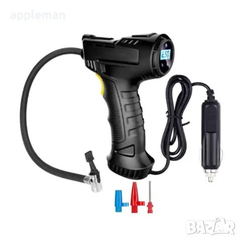 Мини въздушен компресор помпа тип пистолет за автомобил, снимка 2 - Аксесоари и консумативи - 48679682