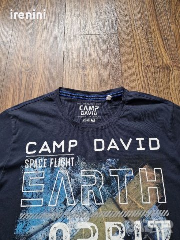 Страхотна мъжка  тениска  CAMP DAVID  размер  XL, снимка 2 - Тениски - 40738802