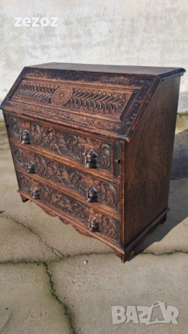 Антикварно бюро масив №56, снимка 2 - Бюра - 53390071