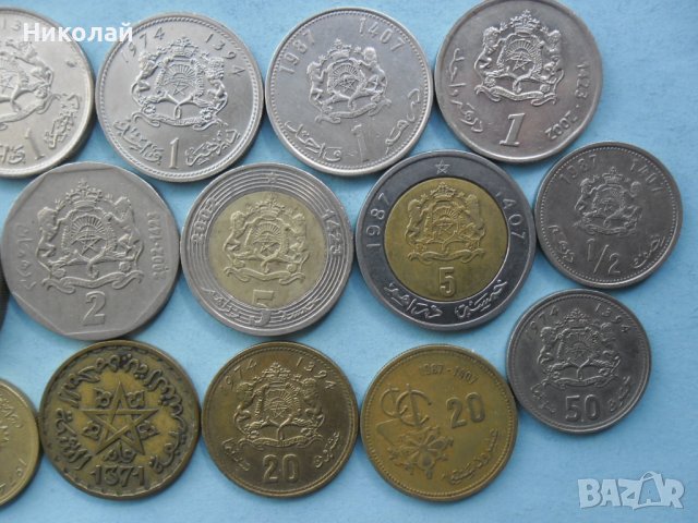 Лот монети Мароко, снимка 3 - Нумизматика и бонистика - 41472223