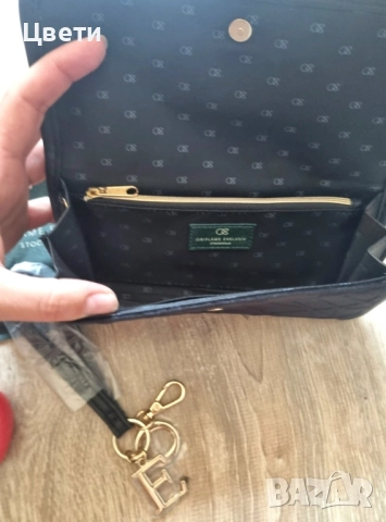 Черна раница и портмоне, снимка 4 - Раници - 51535564