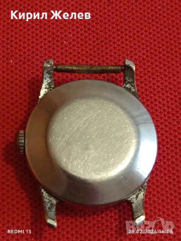 Стар механичен часовник ПОБЕДА СССР рядък за КОЛЕКЦИОНЕРИ 51734, снимка 5 - Антикварни и старинни предмети - 53594454