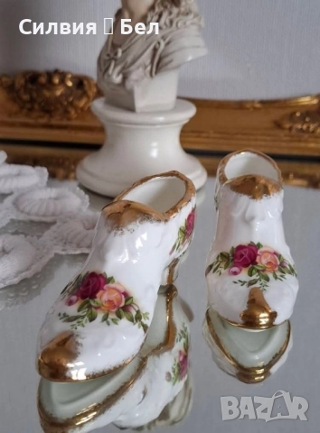 Декоративна обувкa Royal Albert , снимка 5 - Декорация за дома - 51641578
