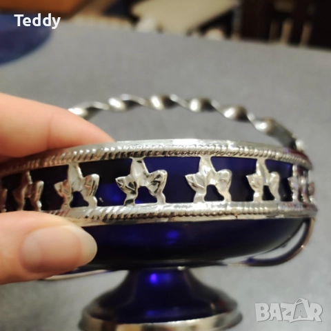 Винтидж захарница, купа за захар/бонбони, снимка 4 - Антикварни и старинни предмети - 52296701