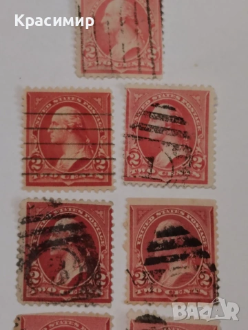 Винтидж ПОЩЕНСКИ марки САЩ. , снимка 6 - Филателия - 53085146