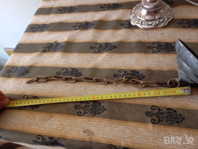 Стара розетка за полилей, снимка 4 - Антикварни и старинни предмети - 51092455