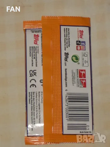 Оригинални пакети с карти Мач Атакс TOPPS Bundesliga от Бундеслигата - сезон 2023/24 с 12 бр. карти, снимка 3 - Фен артикули - 50056616