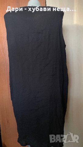 Черна миди рокля от кенар(памук)🍀❤️XL, 2XL❤️🍀арт.6016, снимка 4 - Рокли - 42274718