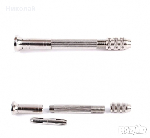 Мини ръчна дрелка с 10 малки свредла Комплект , малка дрелка пробиване на малки отвори, снимка 4 - Други инструменти - 36037279