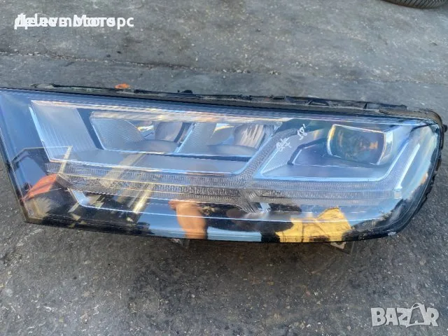 Ляв фар 4M0941033 Full Led за Audi Q7 2015-19 г., от автомобил с лява дирекция. Цената е за необоруд, снимка 3 - Части - 56240316