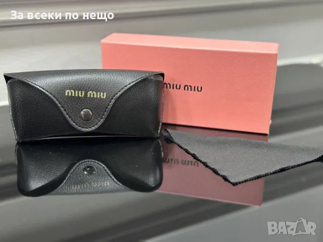 Miu Miu Слънчеви Очила С UV400 Защита С ПОДАРЪК🎁Калъф Миу Миу - Различни Цветове Код E84, снимка 8 - Слънчеви и диоптрични очила - 50230085