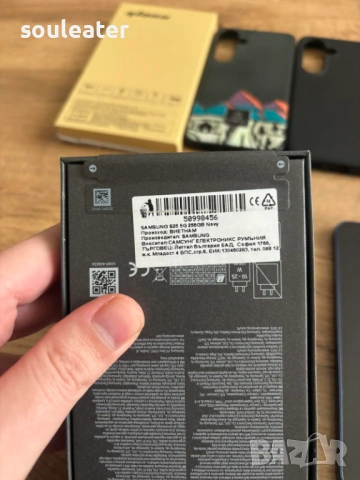 Samsung Galaxy S25 12/256GB Navy Оставаща гаранция!, снимка 3 - Samsung - 53455821