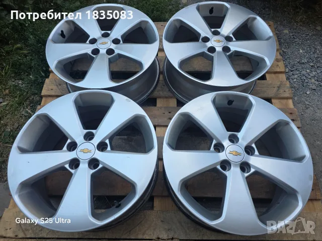 Лети джанти 17ки 5х105 Chevrolet, Opel, снимка 3 - Гуми и джанти - 55780986