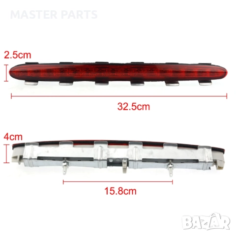 Чисто нов LED Трети Стоп за Mercedes CLK W209 . Супер ярък и качестен!, снимка 2 - Части - 51545867