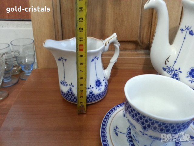 Стар сервиз фин костен порцелан, снимка 3 - Антикварни и старинни предмети - 35927502