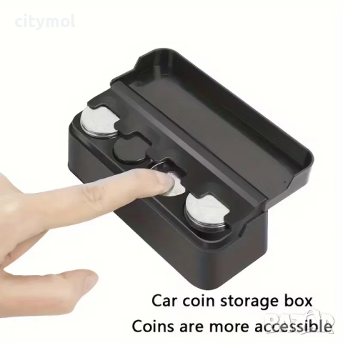 Монетник органайзер за 40 монети, за автомобил, за магазин и др., снимка 2 - Други стоки за дома - 53624247