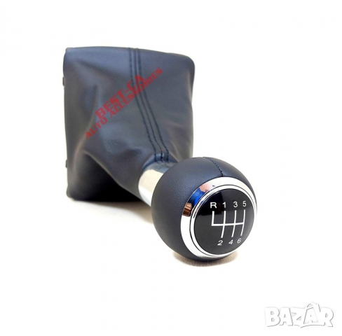 Топка скоростен лост с маншон за Audi A3 8P / Ауди А3 8П 2003 - 2013 6 скорости, снимка 2 - Аксесоари и консумативи - 36076556