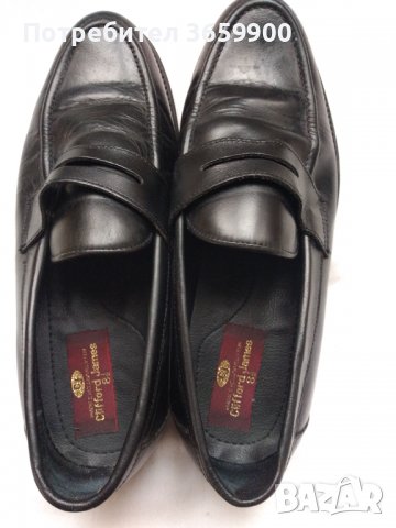 Мъжки обувки Clifford James,от солиден телешки бокс,размер 8,5 UK, снимка 2 - Официални обувки - 39879953
