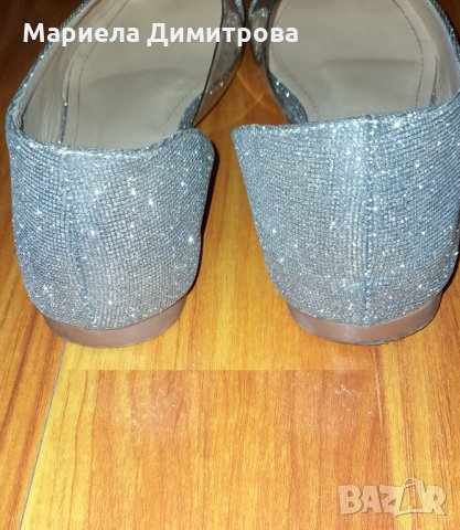 Дамски сребристи обувки , снимка 7 - Сандали - 33979663
