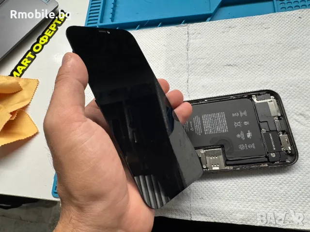 LCD Дисплей за iPhone 12 Pro Max 6.7 тъм скрийн , снимка 2 - Резервни части за телефони - 47358888