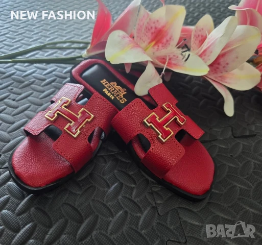 Топ Модел 💖 Дамски Чехли HERMES 