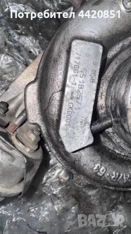 Турбо компресор за Alfa Romeo 156 - 55182571 / 717661-1, снимка 2 - Части - 50168049