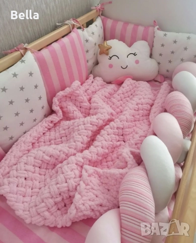 Ръчно плетени бебешки одеалца