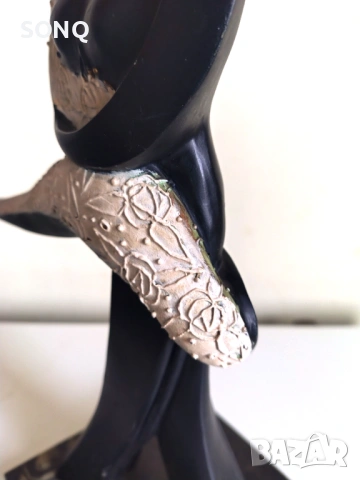 Страхотна Статуетка Танцуваща Двойка, снимка 5 - Антикварни и старинни предмети - 53518054