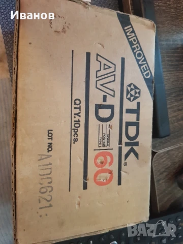 TDK AV-D 60 КАСЕТИ 