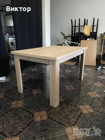 Дървена маса с термоплот, снимка 1