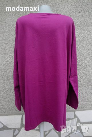 4XL+ Нова туника OKAY в лилаво , снимка 6 - Туники - 42226198