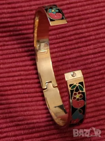 Дамска емайлирана гривна от титаниева стомана. , снимка 5 - Гривни - 50323102