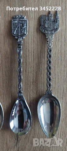 лъжички за колекционери 4 броя , снимка 4 - Антикварни и старинни предмети - 53212227