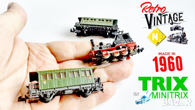Локомотив и вагони мащаб N и макет мащаб N за влакчета и части, снимка 12 - Колекции - 39778119