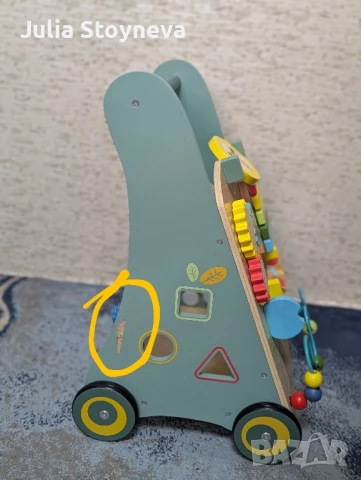 Дървена проходилка,уокър, снимка 3 - Образователни игри - 50911158