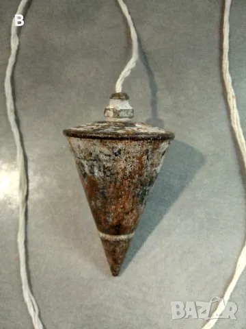 Стар зидарски отвес, снимка 1