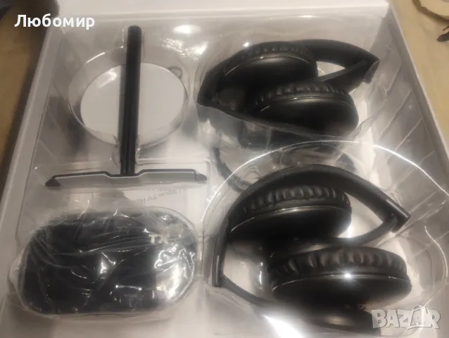 2 оптични безжични слушалки за телевизор, акумулаторни безжични слушалки, сгъваеми

, снимка 3 - Bluetooth слушалки - 48561653