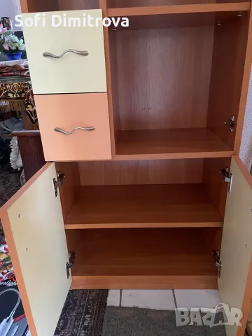 4 броя шкафове, секция с две ъглови легла и ракла, снимка 3 - Шкафове - 55963074