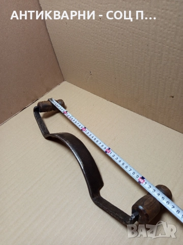 Стар Немски Масивен Голям Дърводелски Рукан., снимка 15 - Антикварни и старинни предмети - 51556711