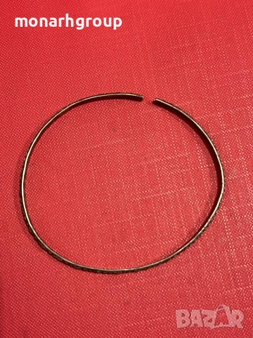 Сребърна гривна (счупена), снимка 3 - Гривни - 53507391