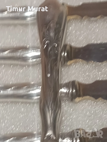 предлагам посребрени прибори 12бр. 100лв, снимка 2 - Прибори за хранене, готвене и сервиране - 52844282