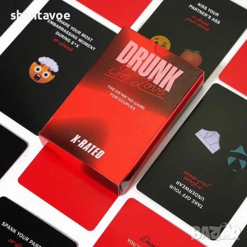 Пикантна алкохолна игра за двойки "Drunk in Love" - X-Rated Edition