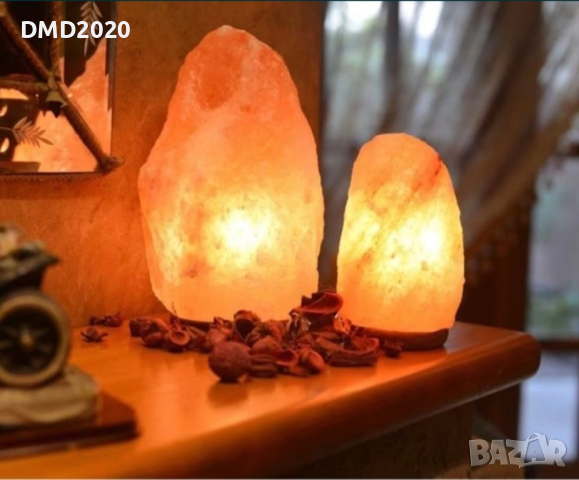 Лампа от солен камък, хималайска сол, Beper, снимка 3 - Други - 44821262