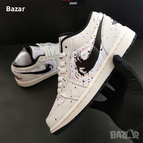 Nike Air Jordan 1 Low Paint Splash Colors Нови Оригинални Обувки Размер 40 Номер 25см Маратонки , снимка 2 - Маратонки - 41421498