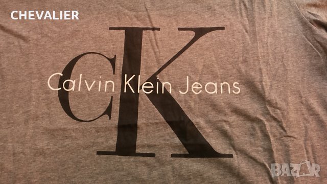 Calvin Klein Jeans размер L тениска 27-40, снимка 2 - Тениски - 34606319